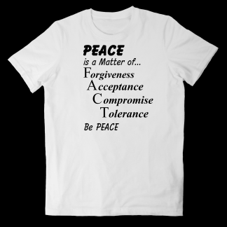 PEACE Is A Matter Of F-A-C-T